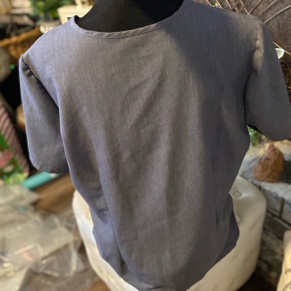 Women’s Figs Catarina Scrub Top. Graphite Gray technical collection L - Picture 7 of 7